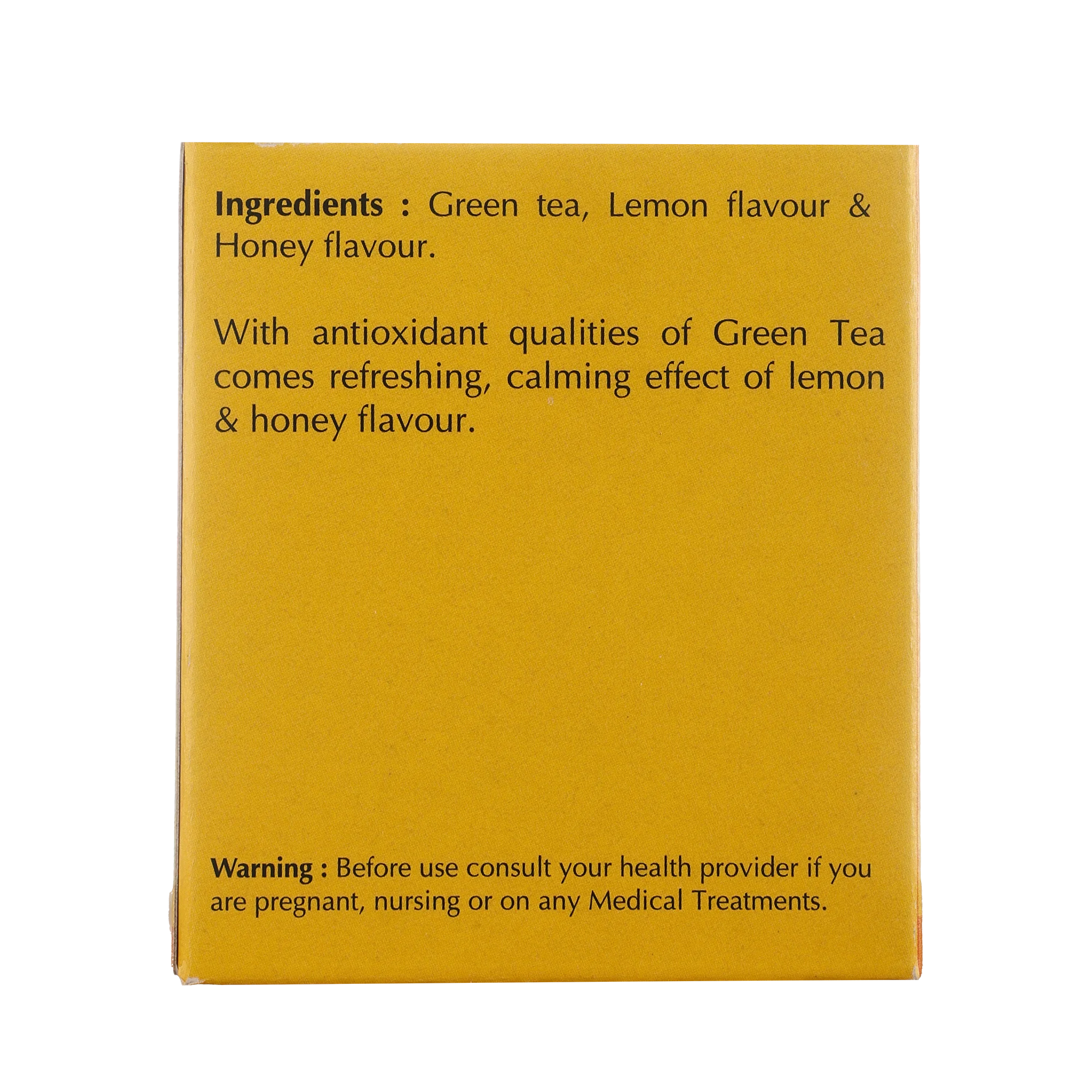 Green Tea with Lemon & Honey Flavour