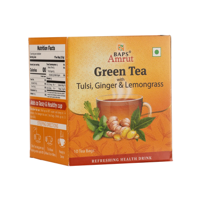 Green Tea with Tulsi, Ginger & Lemongrass