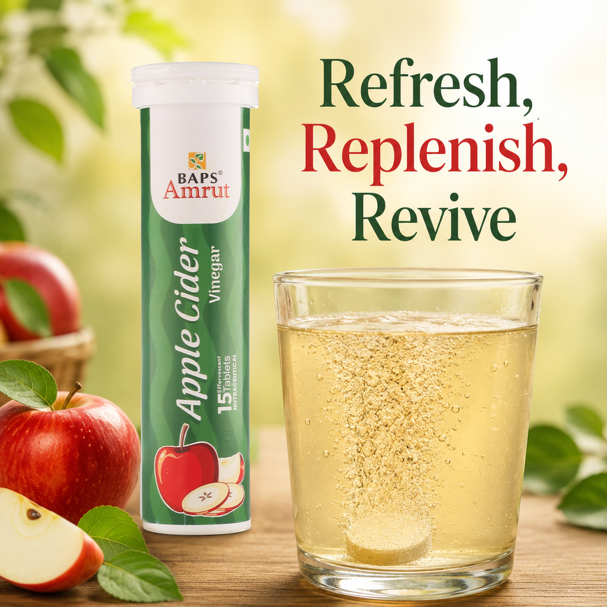 Apple Cider Effervescent Tablet