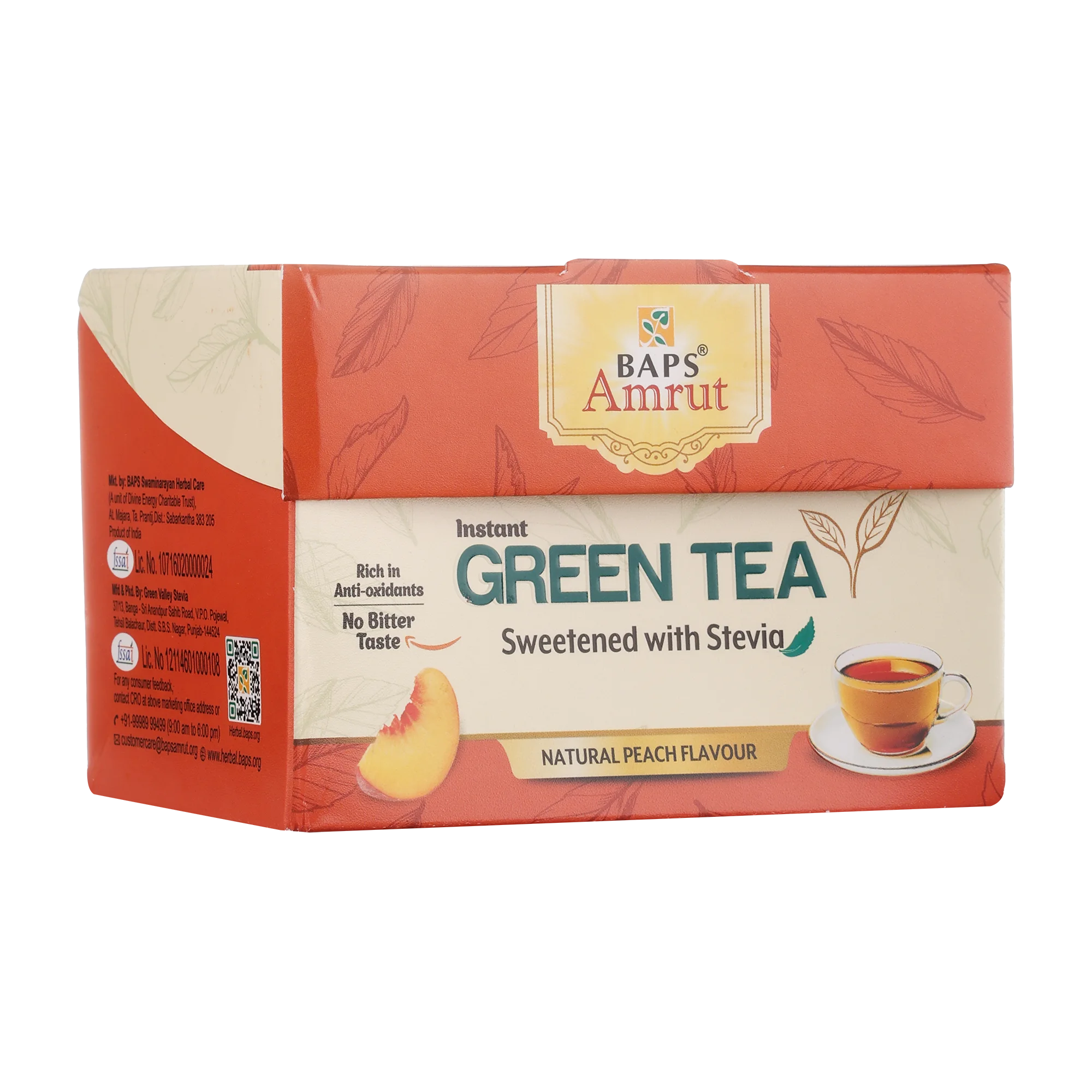 Instant Green tea Peach flavour