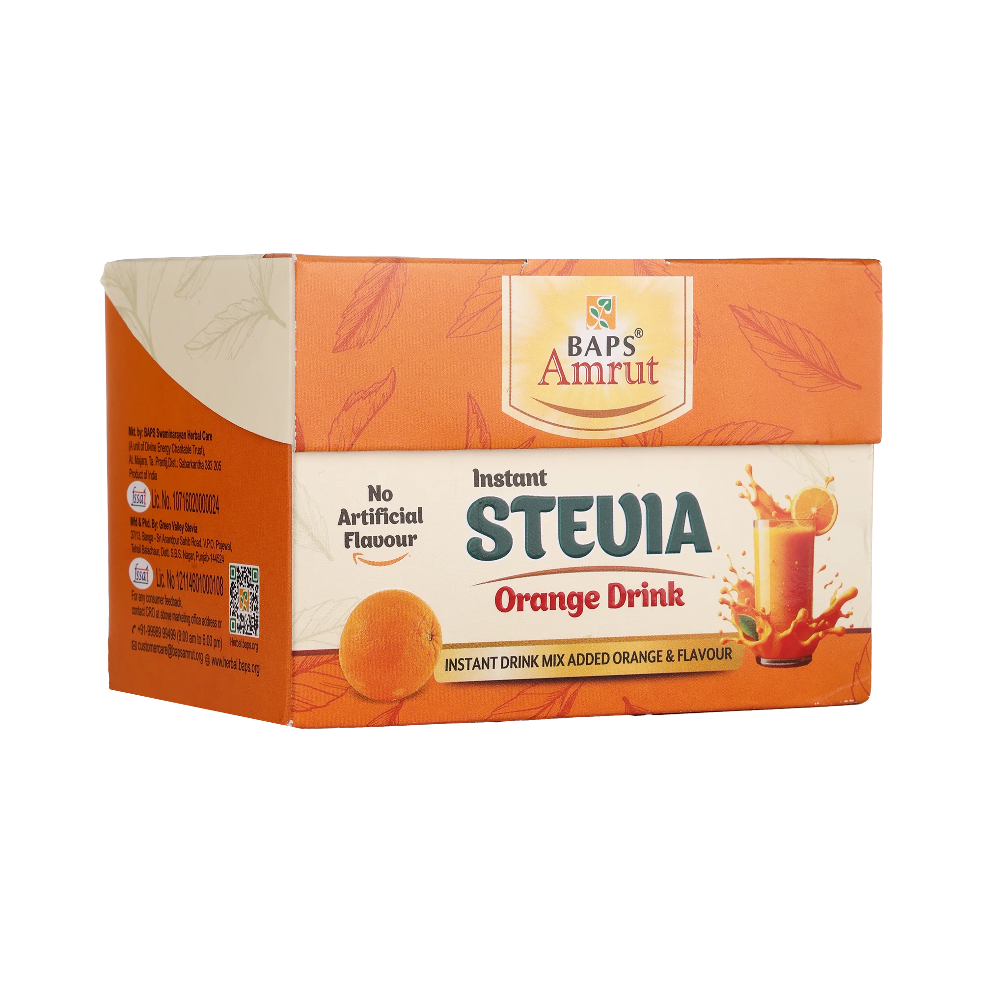 Instant Stevia Orange Drink