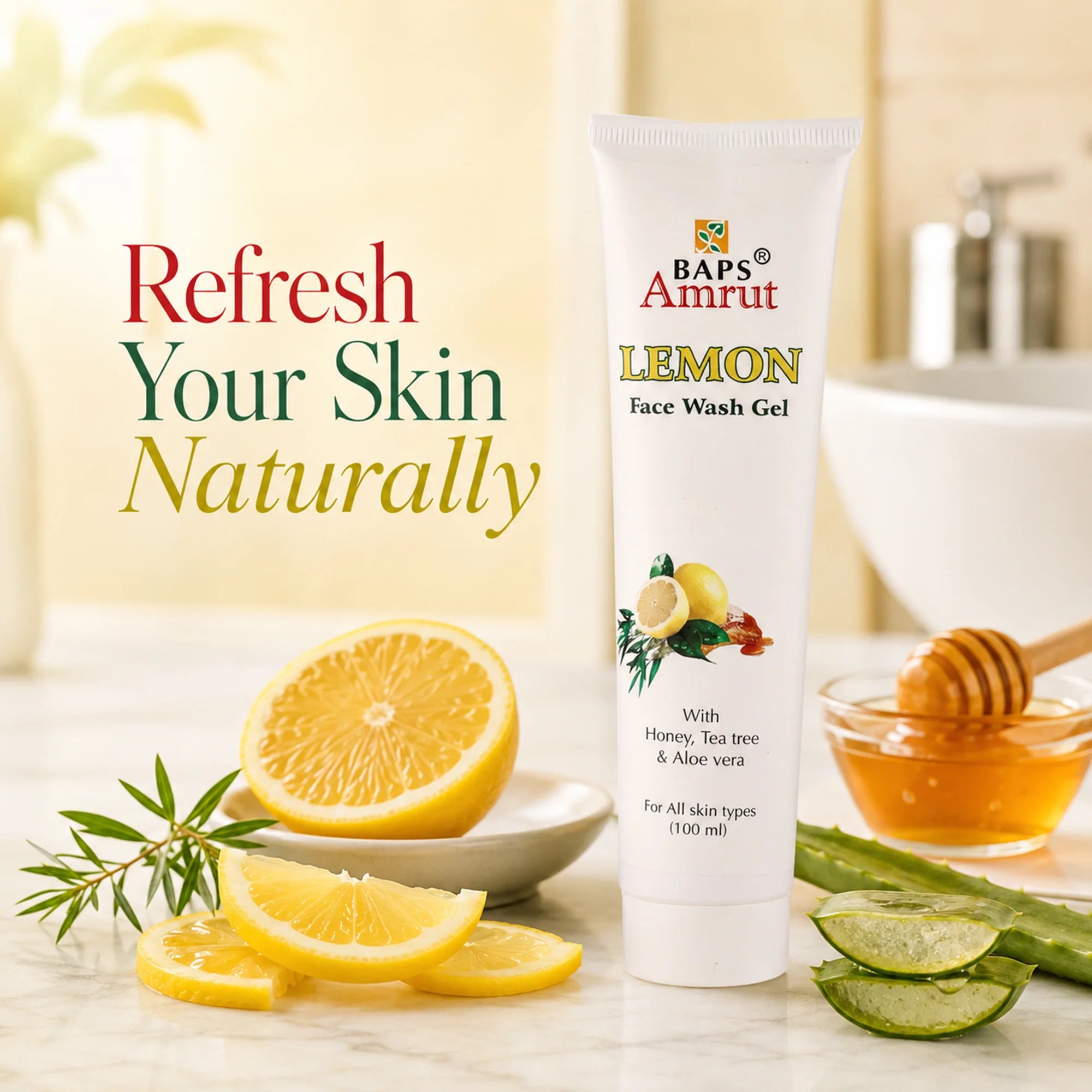 Lemon Face Wash Gel