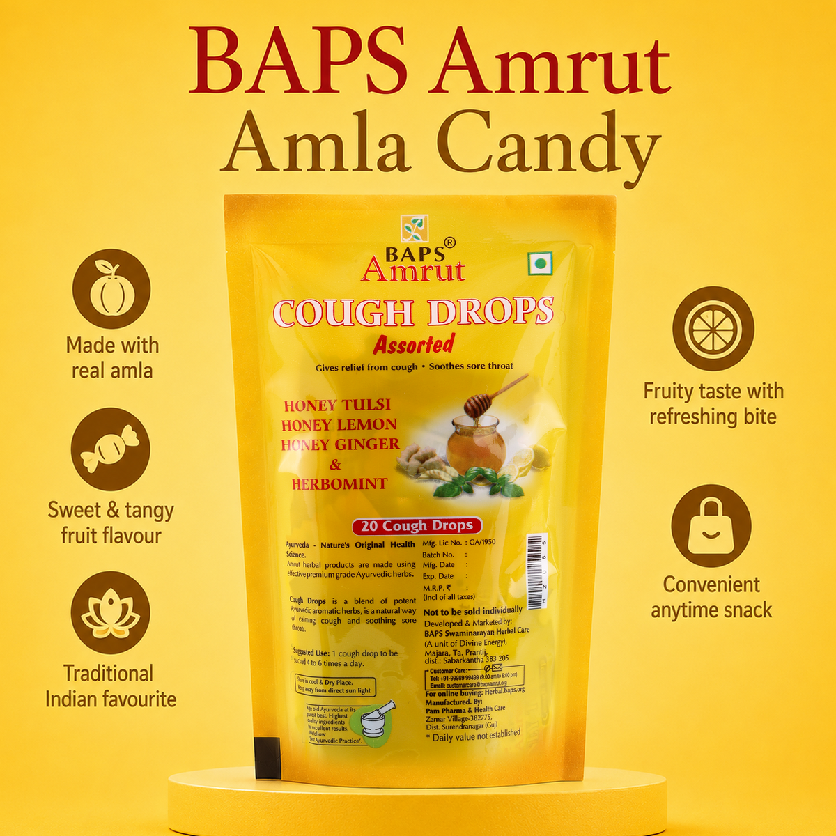 Assorted Cough Drops Pouch