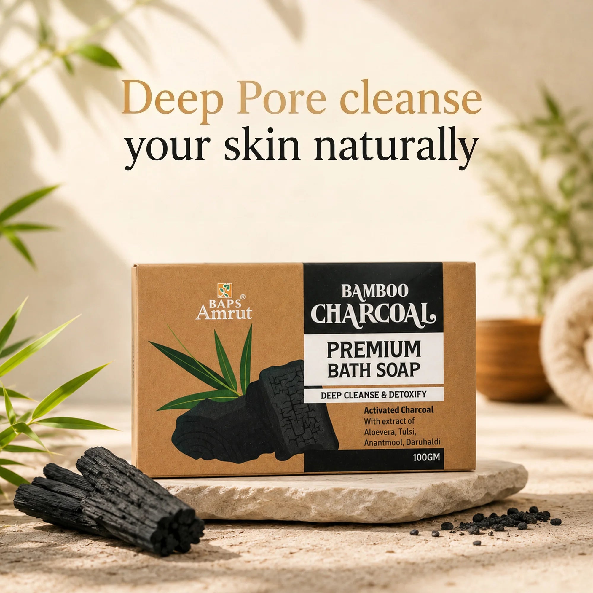 Bamboo Charcoal Premimum Soap
