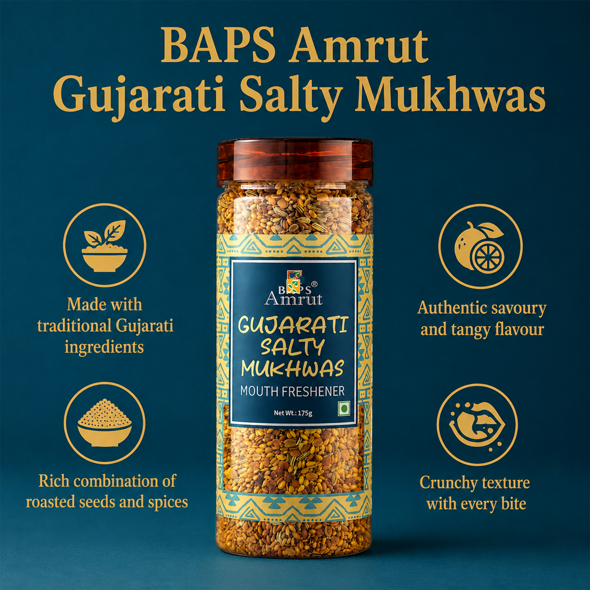 Gujarati Salty Mukhwas