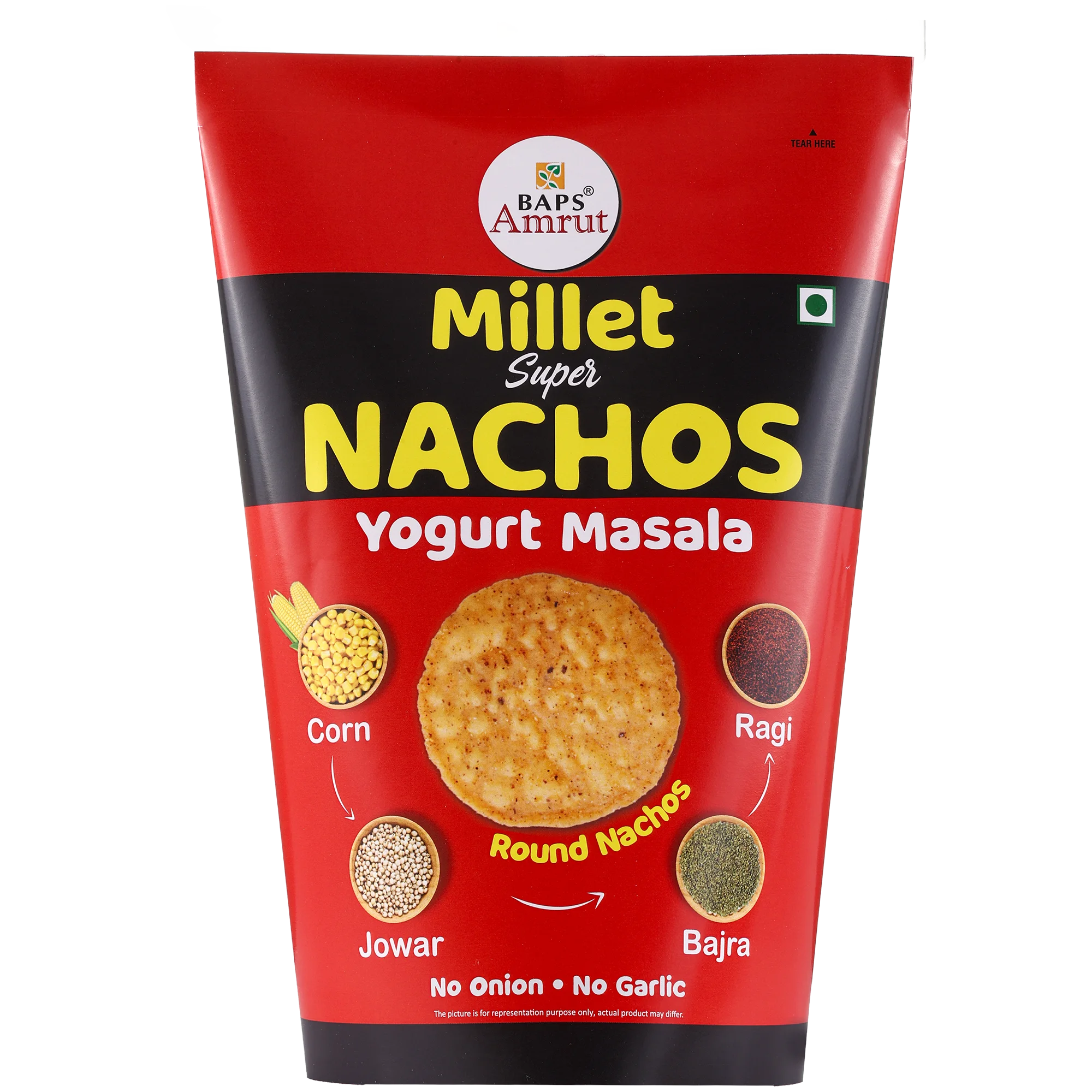 Millet Super Nachos Yogurt Masala