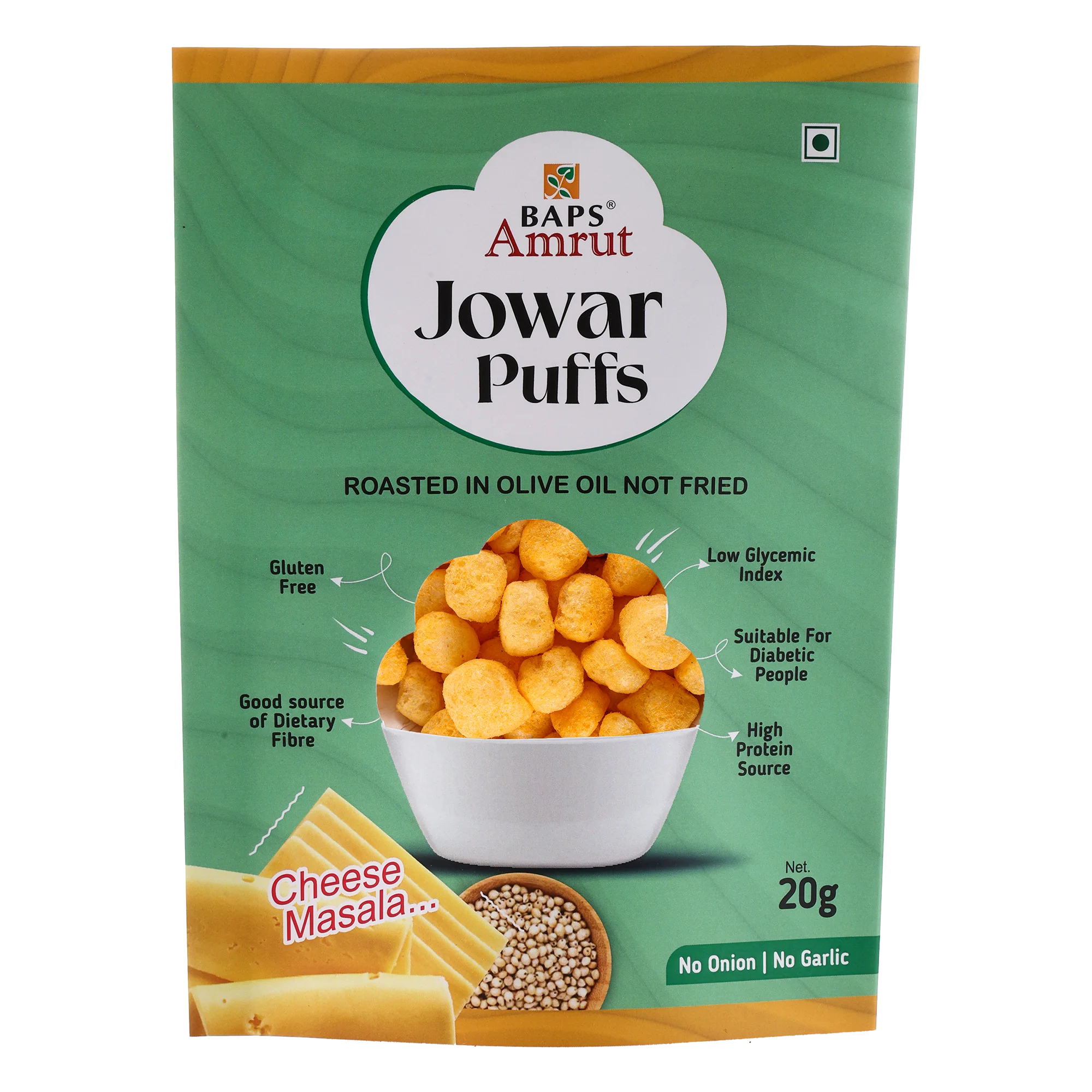 Jowar Puff (Cheese Masala)
