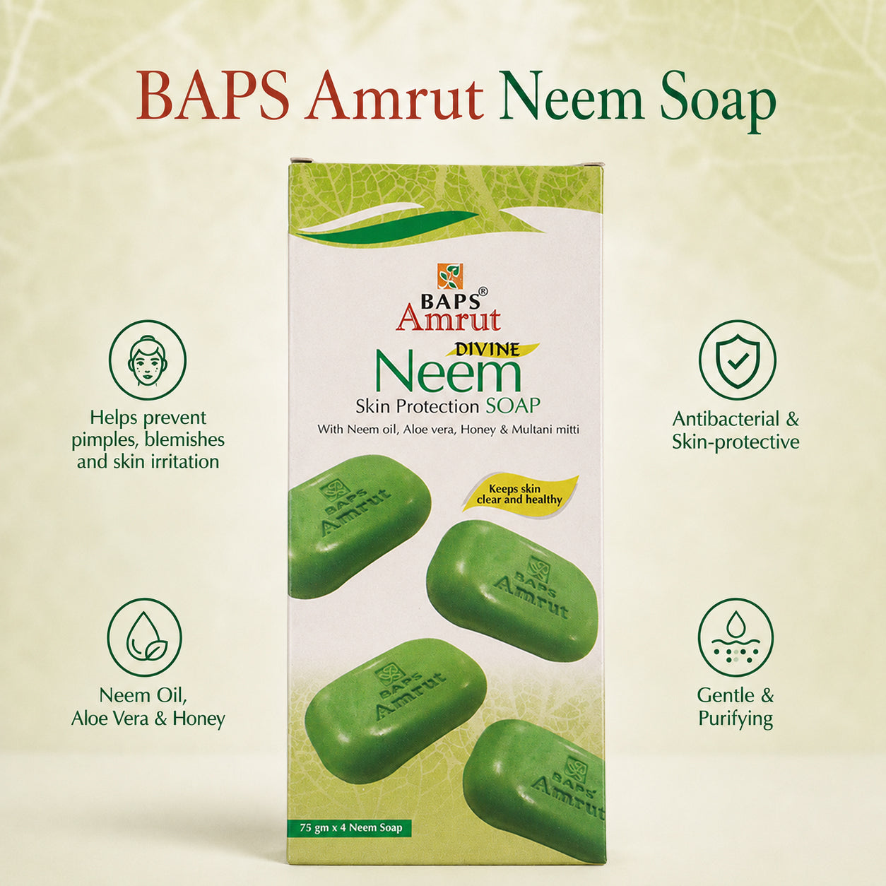 Neem Soap (75g x 4)