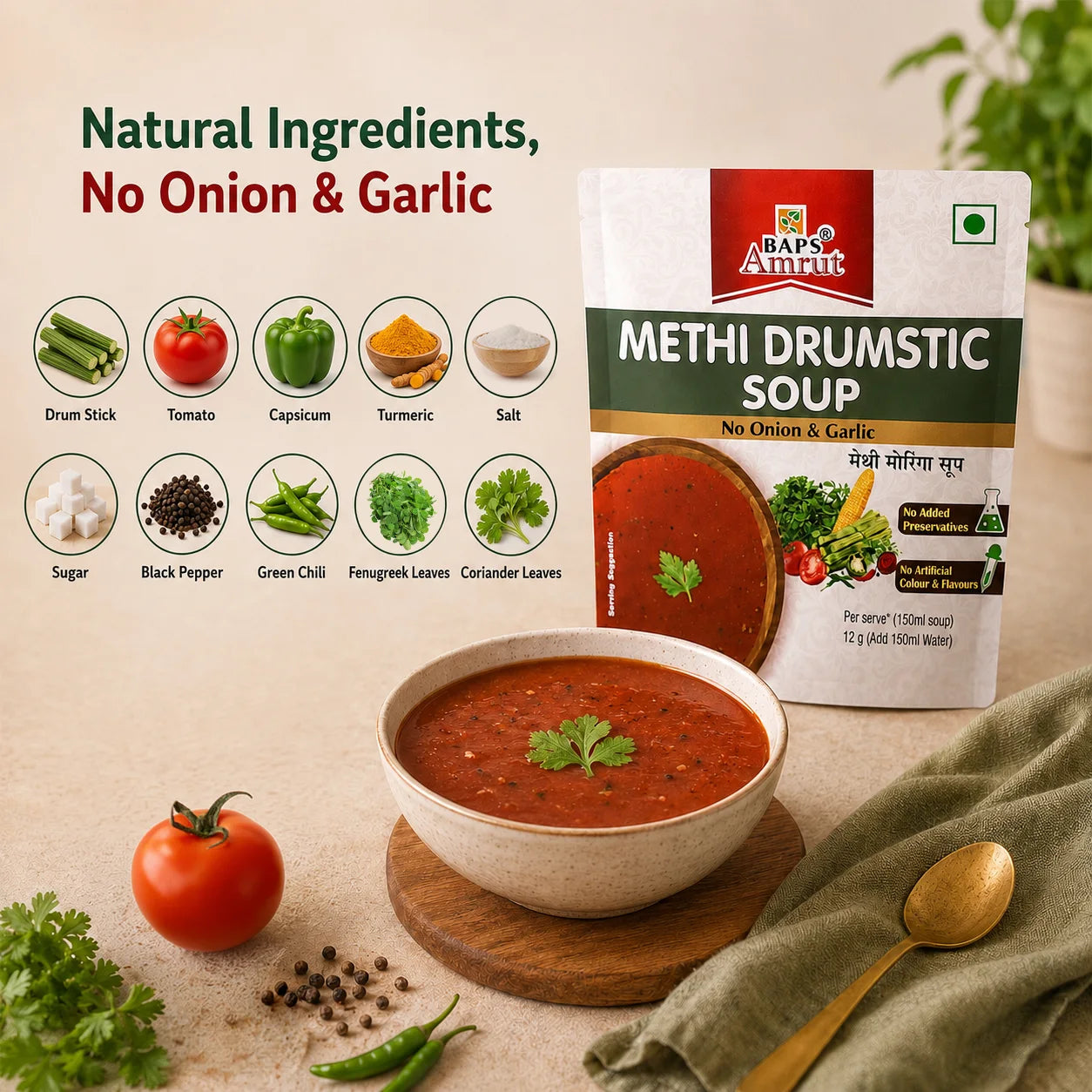 Methi Drum Stick Soup