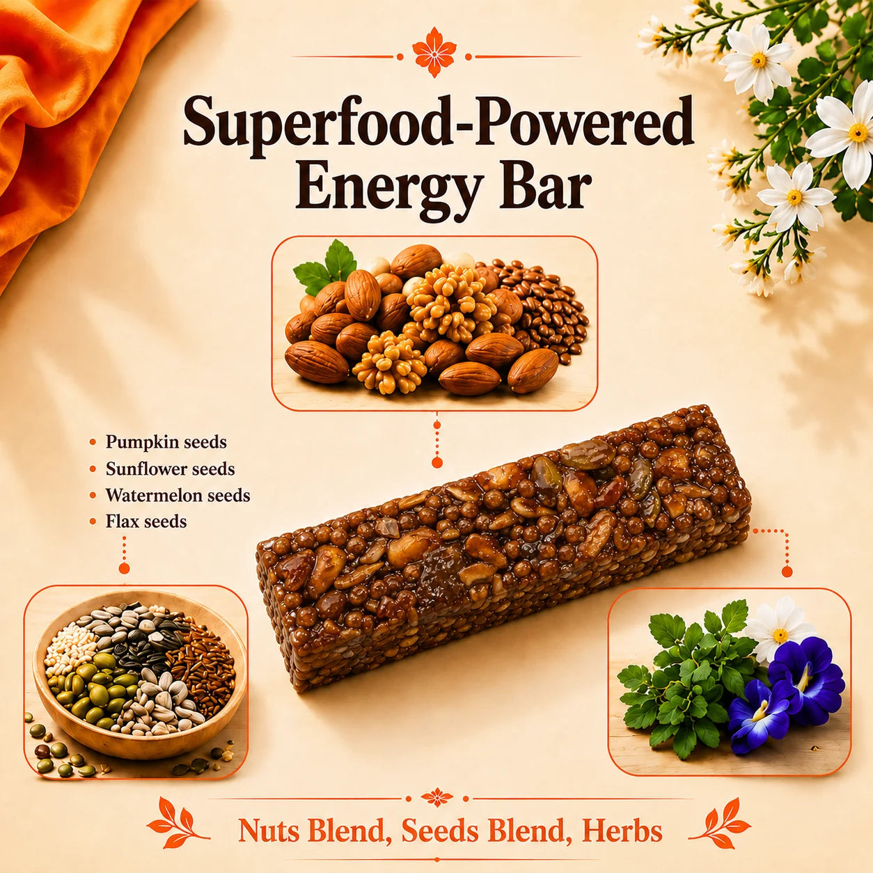 Amrutam Energy Bar (Brahmi & Shankhpushpi)
