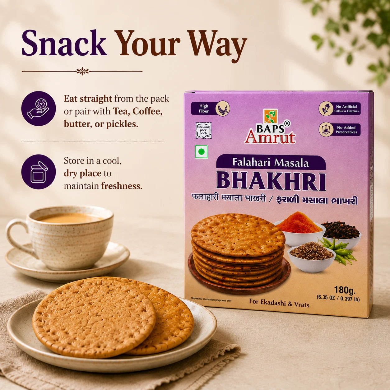 Masala Falahari Bhakhri