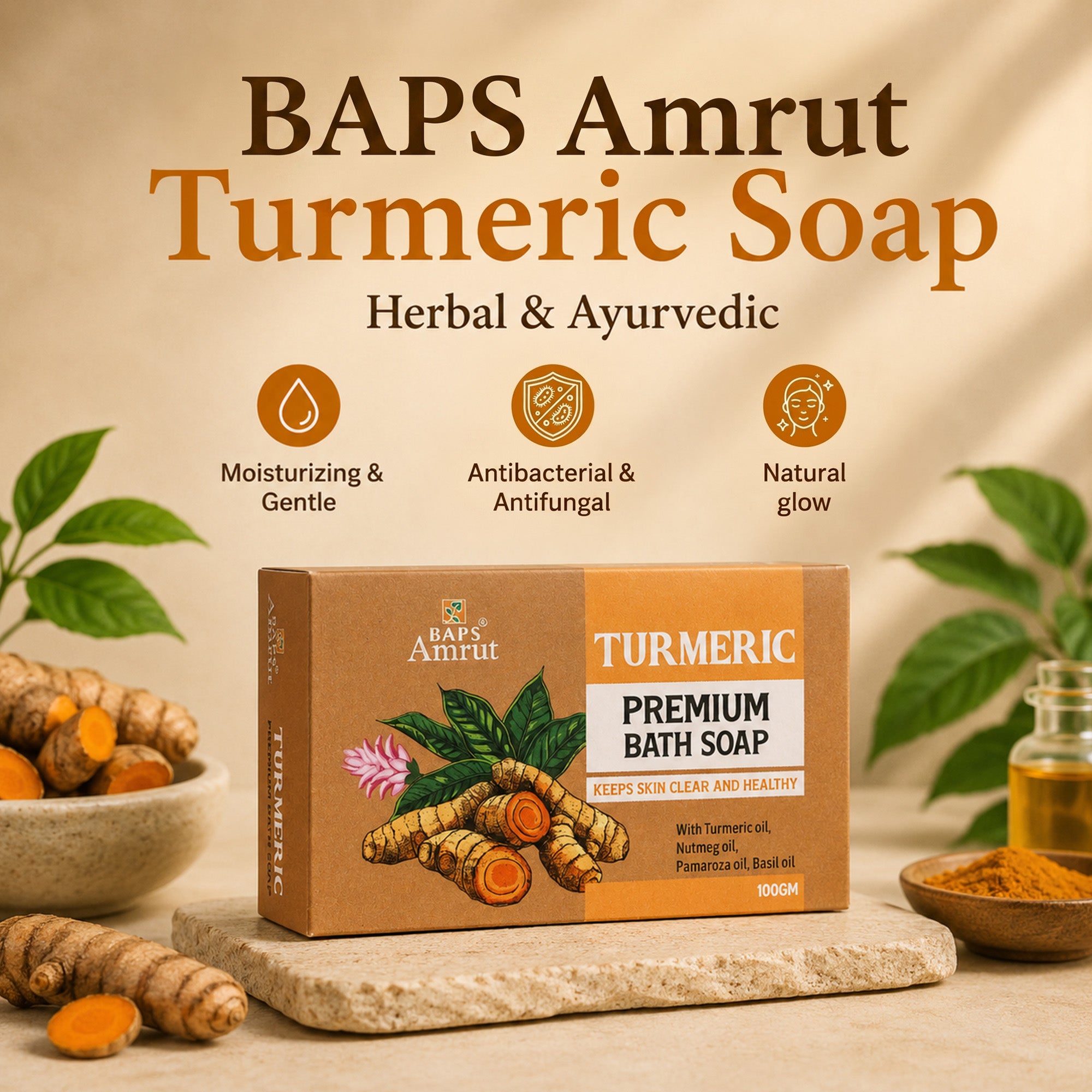 Turmeric Permimum Bath Soap