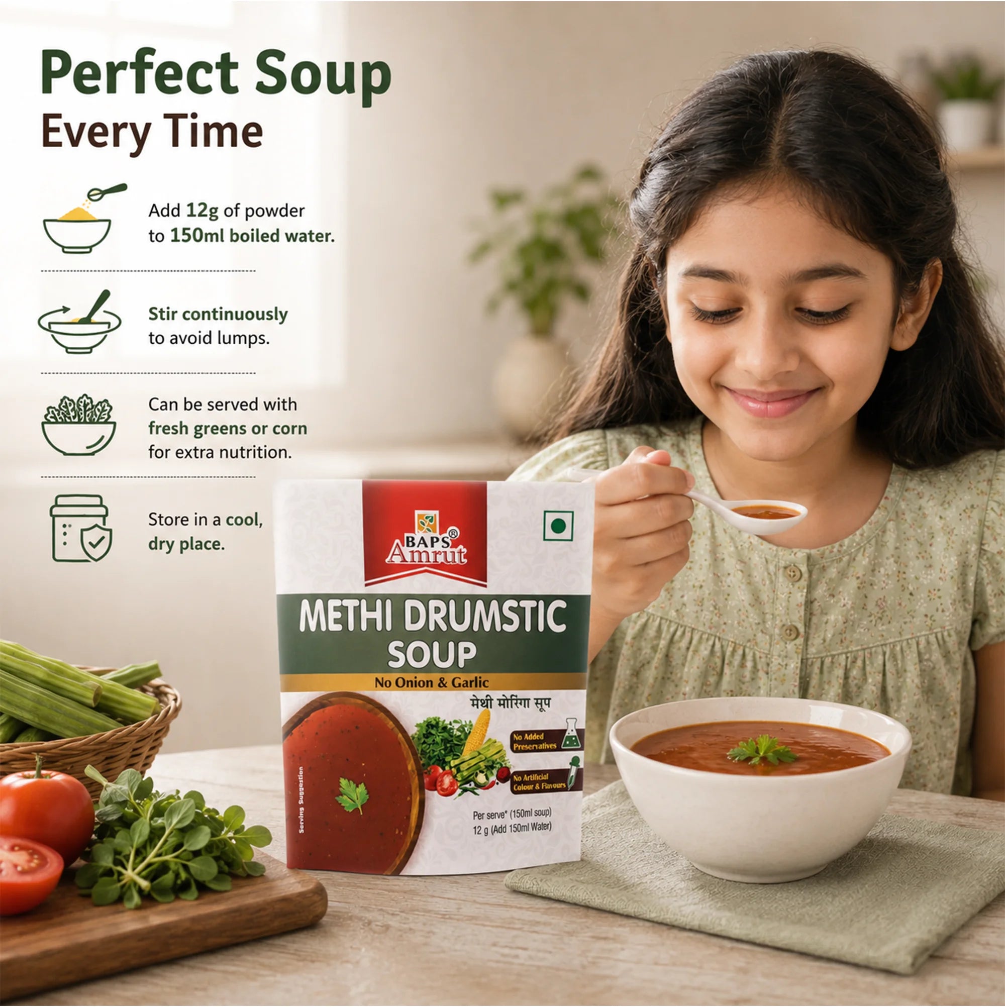 Methi Drum Stick Soup