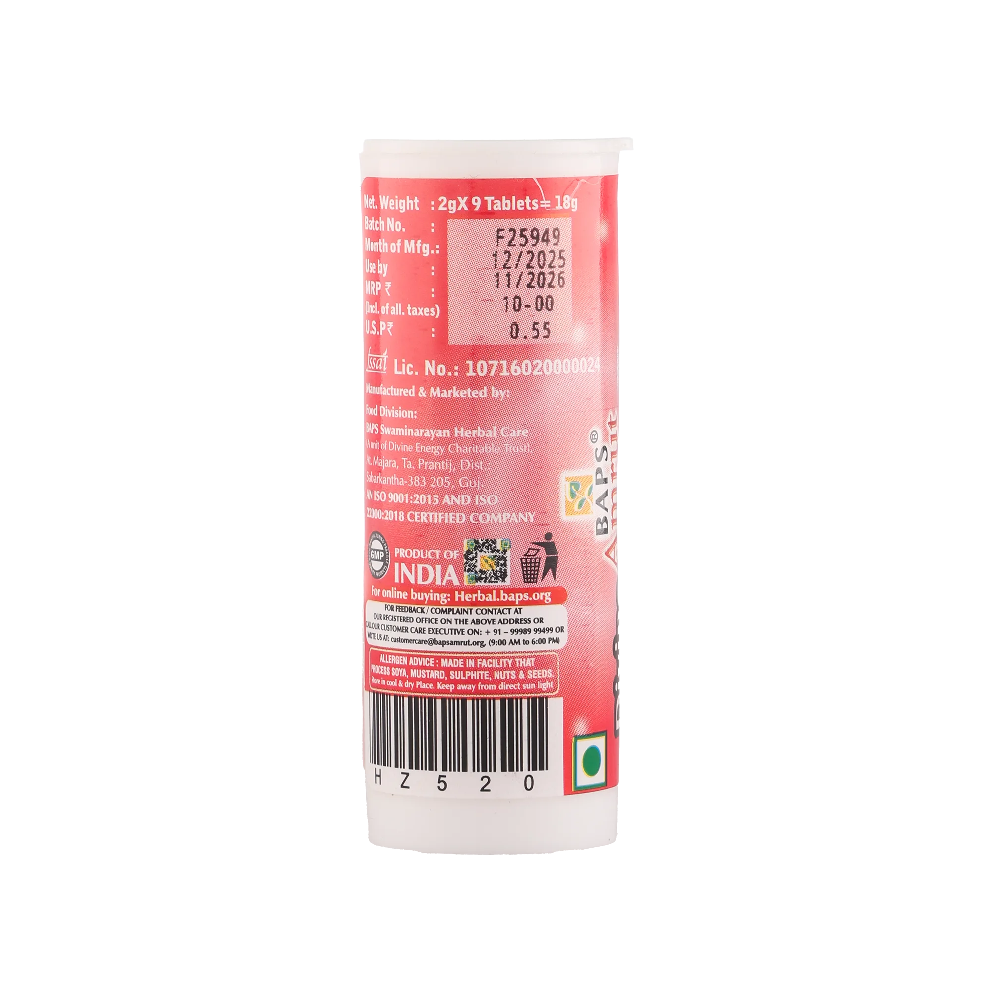 Divine Gluco Strawberry Tablets
