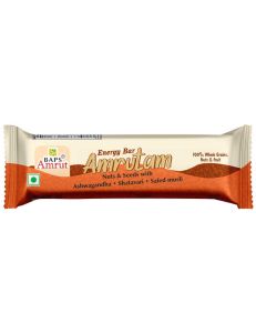 Energy Bar Amrutam (Nuts & Seeds with Ashwagandha • Shatavari • Safed musli)