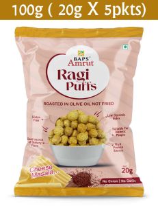 Ragi Cheese Puff  (20g X 5pkts=100g)
