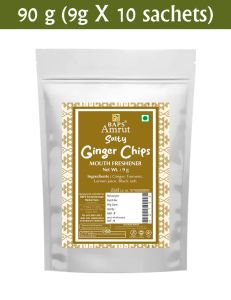 Salty Ginger Chips ( 90 g (9g X 10 sachets)	 