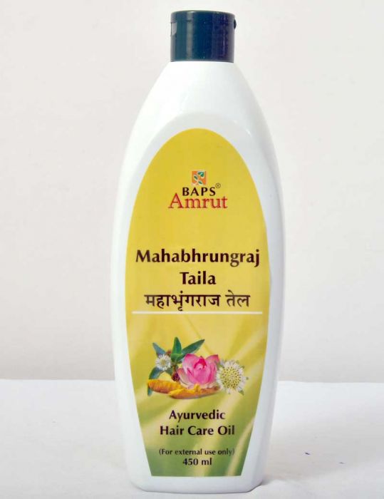Mahabhrungraj Oil For Hair Regrowth & Intense Repair, BAPS - Amrut Herbal